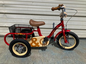 ∇101　a.n.design works　子供用　自転車　三輪車　trike-FRR　レッド　未使用