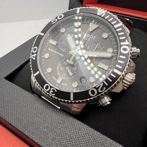 TISSOT ティソ ほぼ新品 T120.417.11.051.00 Seastar 1000 クロノグラフ