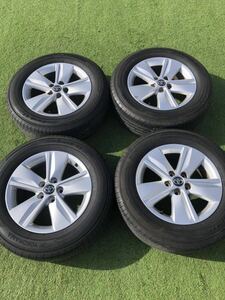 美品　バリ溝 トヨタ ハリアー　60系　純正アルミセット　ヨコハマ　ブルーアース　225/65R17 2021年製 17インチ7J＋39 5穴PCD114.3