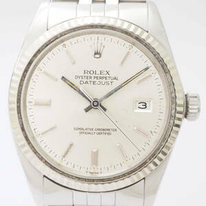 ロレックス オイスターパーペチュアル デイトジャスト Ref,16014 ROLEX OYSTER DATEJUST Cal,3035 自動巻 メンズ 男性 腕時計[7562558-AC1