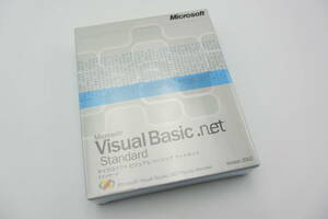 新品未開封 Microsoft Visual basic .net Standard version 2002 win32 日本語 マイクロソフトビジュアル ベーシック ドットネット