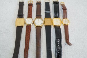 F733 全てCITIZEN/シチズン ゴールドカラー 腕時計 6点セット アクセサリー メンズ レディース 大量 まとめて おまとめ まとめ売り 不動品