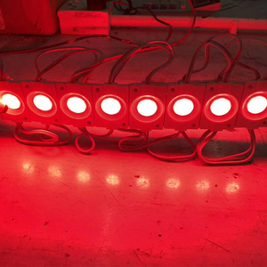 [20コマ] 24V 防水 LED 連結 赤 レッド タイヤ灯 サイドマーカー ランプ 作業灯 路肩灯 ダウンライト 【送料無料】