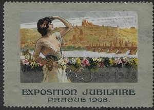 ★　 Viktor Oriva 「1908年　ジュビリー展覧会」切手
