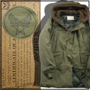 新品 AVIREX【WEB&DEPOT限定】B-9 ダウンジャケット DOWN JACKET オリーブ XL ★350445 アヴィレックス ミリタリー B9 N-3B N-2B フライト