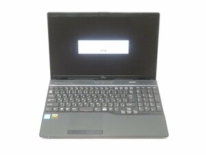 1円～FUJITSU LIFEBOOK AH53/D1 Core i7-8565U 1.8GHz/8GB/HDD1TB/Blu-ray/15インチ/OS無/動作未確認/AC無【大阪出荷】