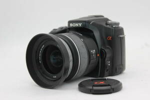 【訳あり品】 ソニー Sony α DSLR-A100 DT 18-55mm F3.5-5.6 バッテリー付き デジタル一眼 ボディレンズセット s1183