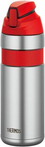 【新品】サーモス(THERMOS) 真空断熱ストローボトル FFQ-600 レッド FFQ-600-S-R