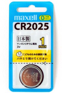 [2023-1期限] CR2025 マンガンリチウム電池 3V【1個】コイン電池 マクセル maxell CR2025 1BS【即決】DL2025 ECR2025★4902580100858