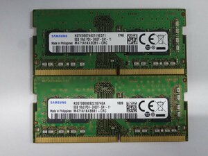 DDR4メモリ SAMSUNG PC4-19200(2400T) 8GB×2枚 計16GB 送料無料 Z0316
