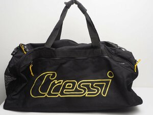 USED CRESSI クレッシィ Eliphant エレファント ボストンバッグ サイズ:73cm×35cm×30cm ランク:AA スキューバダイビング用品 [51531]