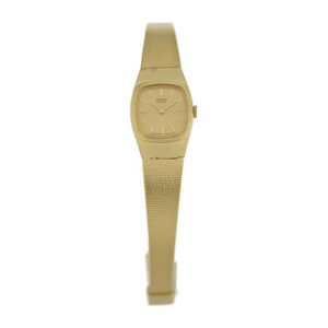 SEIKO セイコー レディース腕時計 1400-8350 腕時計 ステンレススチール ゴールド スクエア クォーツ【本物保証】