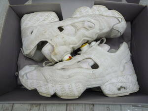 Ua8999-192♪♪【80】ジャンク品 Reebok × VETEMENTS INSTAPUMP FURY VET EMOJI US8.5 26.5㎝ CN3764