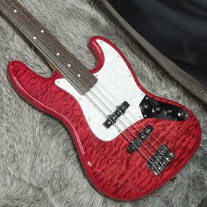 Fender 2024 Collection Made in Japan Hybrid II Jazz Bass RW Quilt Red Beryl