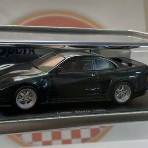 1/43 スパーク リスター ストーム Lister Storm 1993 ダークグリーン ブラック Dark Green S0630 Spark Minimax レジンモデル