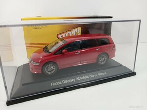 中古品 1/43 ホンダ オデッセイ レッド