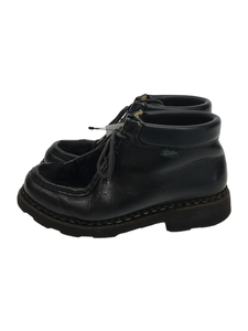 Paraboot◆MILLA LAPIN/ラビットファー/ブーツ/UK4/BLK/レザー/168673