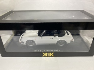 値下げ KK 1/18 ポルシェ 911SC (930) Cabriolet 1983 ホワイト (KKmodels) 新品