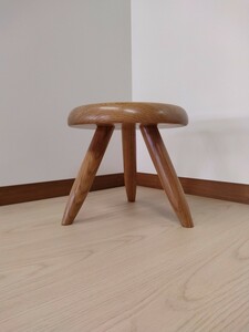 furniture-worker-craftman stool！！　オークナチュラル　無垢ヴァーサタイルスツール!!未使用品！！
