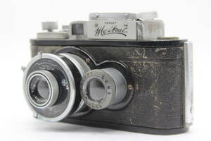【訳あり品】 Patent Meikai Masumi 50mm F4.5 横二眼カメラ s9288