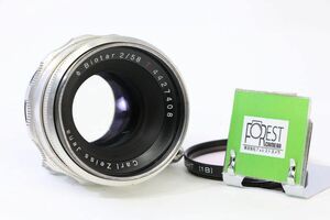 【同梱歓迎】実用■CARL ZEISS JENA Biotar 58mm F2 エキザクタマウント■12897