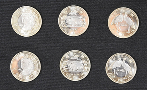平成24年 Japanese 47 prefectures coin program 五百円貨幣 6枚セット