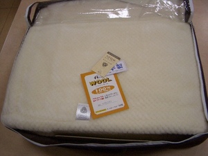 日本製 ウール毛布 ダブルサイズ ファインウール ウォッシャブル 180×210ｃｍ アイボリー