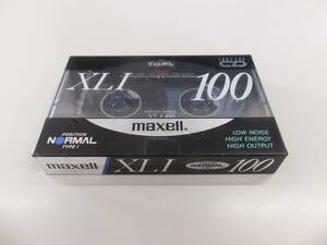 新品未使用品 MAXELL XLI 100 ノーマルポジション カセットテープ 往復１００分 定形外郵便発送￥１４０可