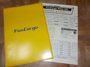 ★トヨタ【ファンカーゴ】カタログ/99年/価格表（OP)付