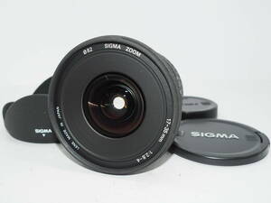 ★訳あり品★ シグマ SIGMA 17-35ｍｍ Ｆ2.8-4 EX HSM キヤノン用 AF不良 ★前後キャップ フード ＃A253