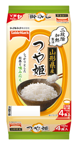 テーブルマーク　たきたてご飯　山形県産つや姫　4食パック　150g×4　複数可