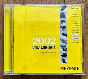 CD-ROM Ver. 1.0 2002 CAD LIBRARY PDFカタログ付 株式会社キーエンス KEYENCE 動作未確認・センサ・PLC インバータ・タッチパネル