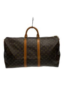 LOUIS VUITTON◆M41414/キーポル・バンドリエール55/ボストンバッグ/PVC/BRW/モノグラム/LV/ロゴ