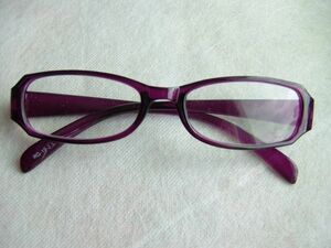 老眼鏡　紫　+1.0or2.5　落札後すぐに希望度数を要連絡！　おしゃれカラー