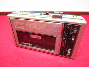 AIWA アイワ HS-J2 CassetteBoy カセットボーイ ラジオ カセットレコーダ 通電確認済 ジャンク品 レトロ 当時物 録音 再生 管理6E0515A-A03