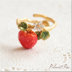パルナートポック アップフェルリング パタミン ブラフシューペリア 指輪 アクセサリー りんご リンゴ 林檎