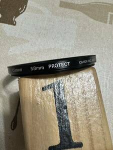 Canon　キャノン 純正 58mm プロテクター PROTECT 保護フィルター