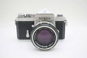 Nikon F アイレベル 644万番台 富士山マーク 5.8cm F1.4 ニコン 稀少 動作確認済み 一眼レフ カメラ