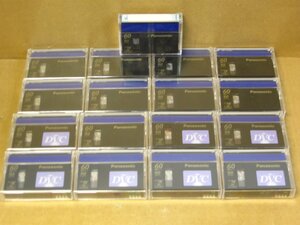 ▽Panasonic DVM60 miniDVカセットテープ 17個 新品 パナソニック