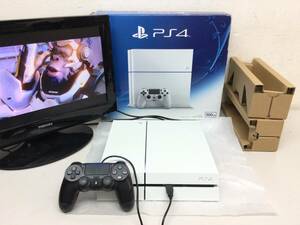 PS4 PlayStation4 本体 CUH-1200A B02 500GB グレイシャーホワイト SONY 初期化済み 元箱付き FW9.50 /E