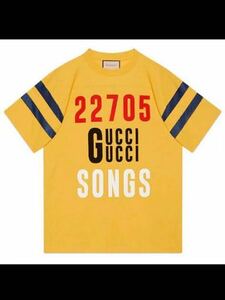 GUCCI グッチ 22705 SONGS Tシャツ 100周年 イエロー