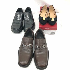 Salvatore Ferragamo / PRADA / GUCCI パンプス 革靴 3点まとめ【CDAY0031】