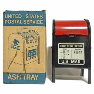 〇★三幸製作所 アメリカ合衆国郵便公社 郵便ポスト型灰皿 USPS Post type Ashtray S ペン立にも!★BCTT183