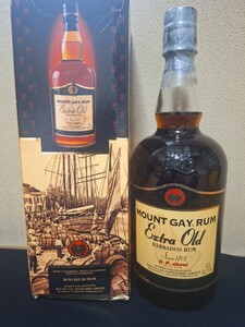  ☆77 スタート☆ MOUNT GAY RUM Extra Old マウントゲイ エキストラ オ－ルド 43% 1000ml バルバドスラム 旧ラベル