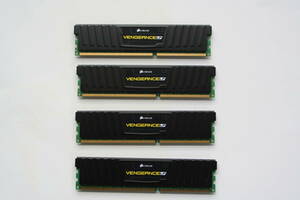 デスクトップ用メモリ CORSAIR 8GB×４本 （計32GB） DDR3 1600MHz 1.6Ｖ CML16GX3M2A1600C9 ジャンク扱い・NC/NRで