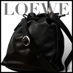 極上美品✨LOEWE フラメンコ ショルダーバッグ ナパレザー アナグラム　黒