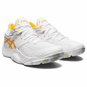 1430745-ASICS/UNPRE ARS LOW ユニセックス バスケットボール シューズ ホワイトサフラン/