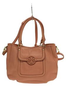 TORY BURCH◆トートバッグ/レザー/PNK/無地/7943102234