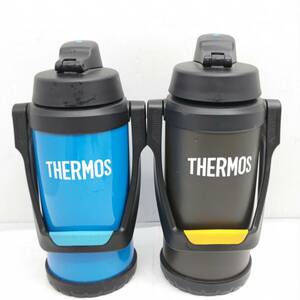 送料無料h58923 サーモス 水筒2L 保冷専用 THERMOS 2点セット FFV-2000 (ICB) FFV-2001 (BKOR)