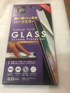 新品のPGA iPhone X 液晶保護ガラス、高硬度の9H、0.33ｍｍ、光沢コート★580円即決★送料140円～